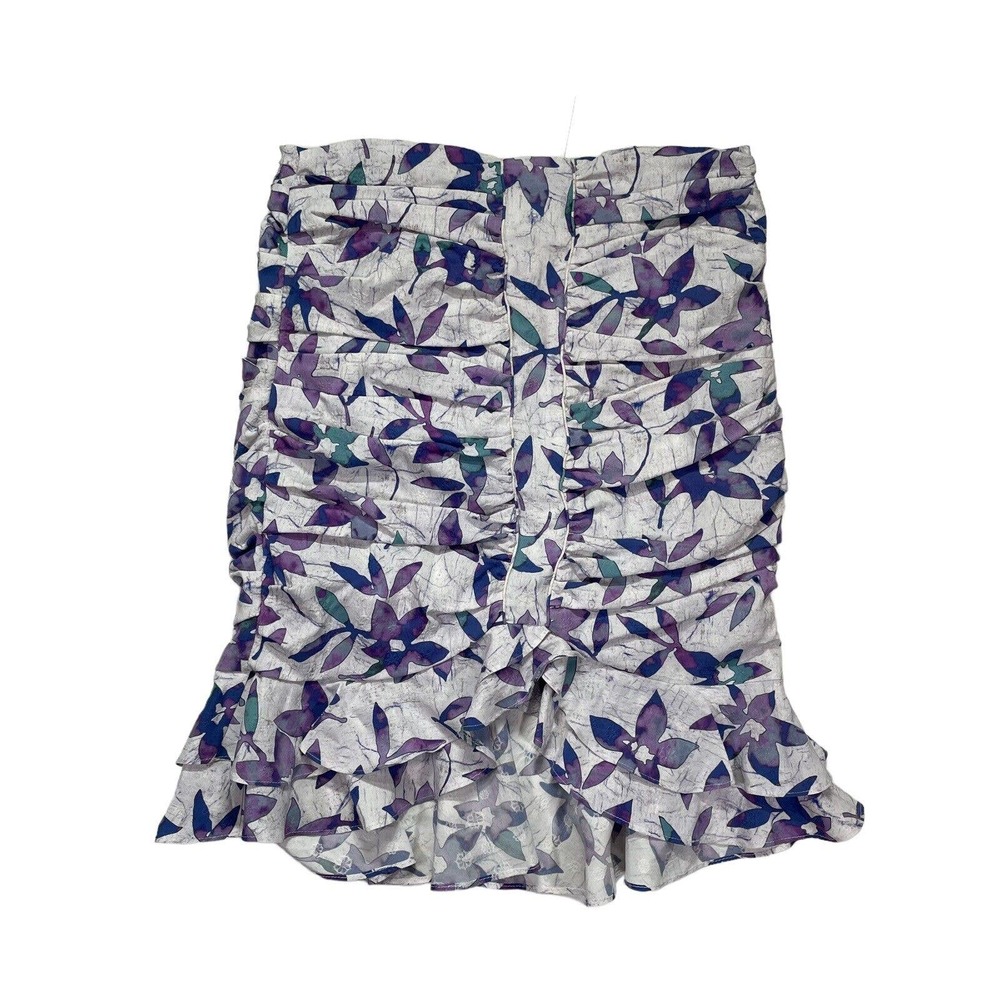 Isabel Marant Étoile Milendi Silk-Blend Mini Skirt Women's Purple Size 34